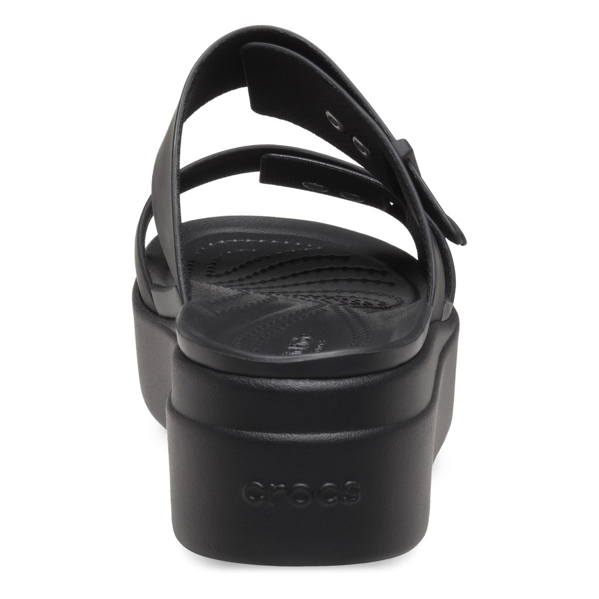 Sandale Crocs Women’s Brooklyn Low Wedge Sandal Negru - Black - 4 | YEO