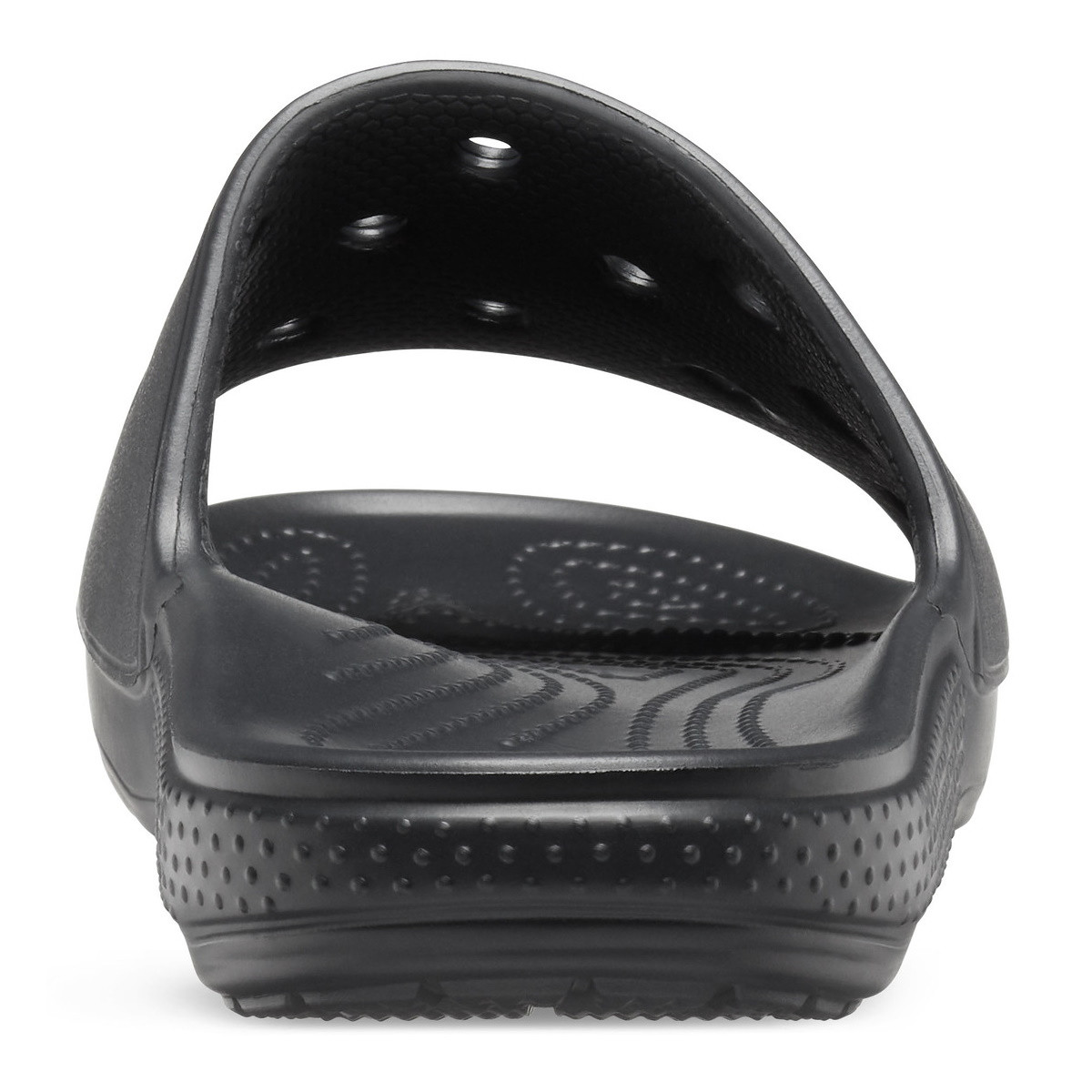Papuci Classic Crocs Slide Iconic Crocs Comfort Negru - Black - 4 | YEO