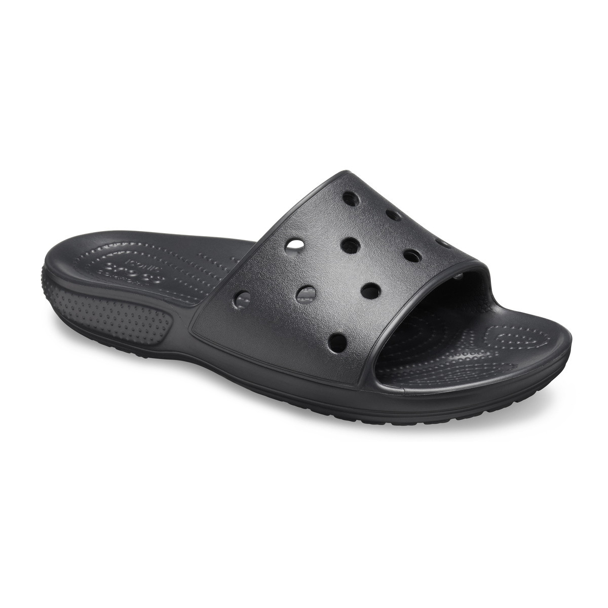 Papuci Classic Crocs Slide Iconic Crocs Comfort Negru - Black - 1 | YEO