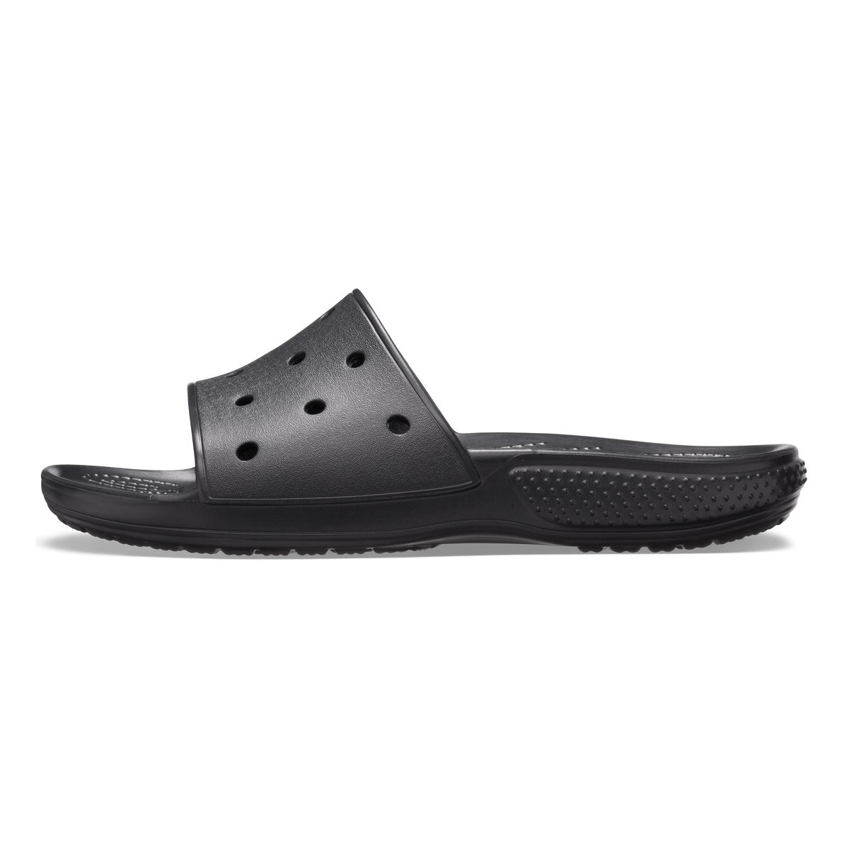 Papuci Classic Crocs Slide Iconic Crocs Comfort Negru - Black - 2 | YEO