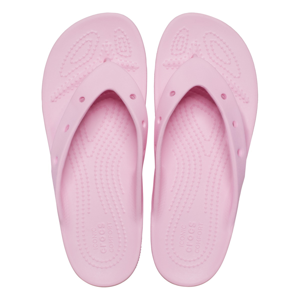 Slapi Crocs Classic Platform Flip Roz - Flamingo - 4 | YEO