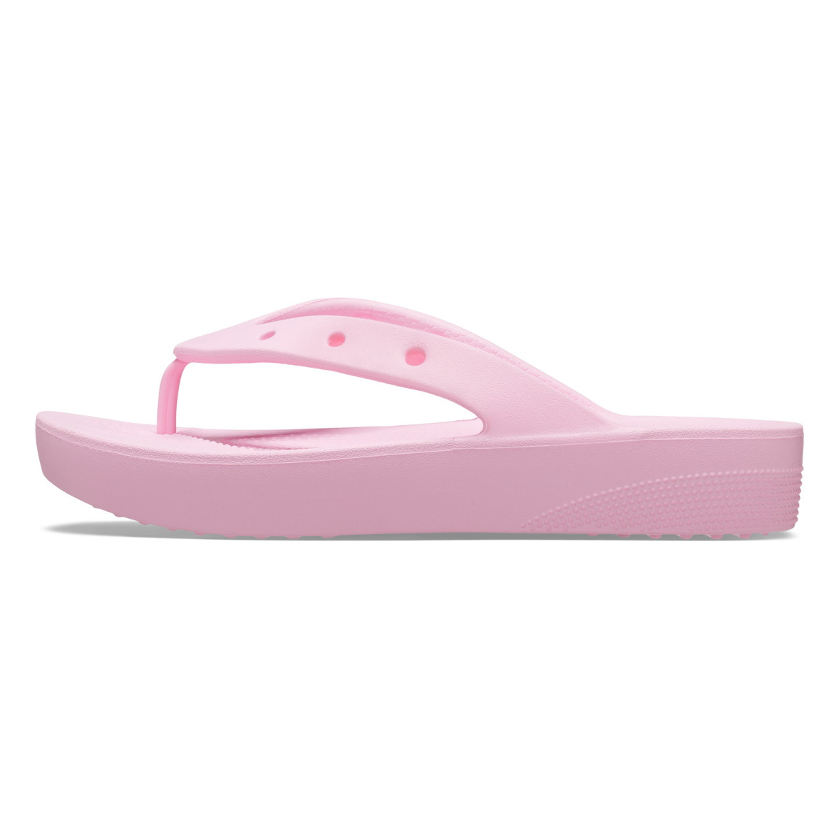 Slapi Crocs Classic Platform Flip Roz - Flamingo - 2 | YEO