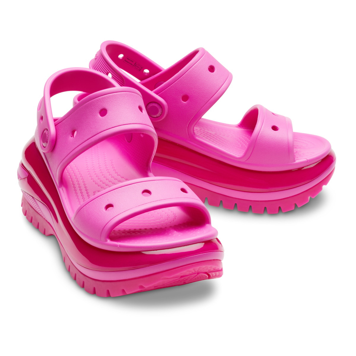 Sandale Crocs Classic Mega Crush Sandal Roz - Juice - 4 | YEO