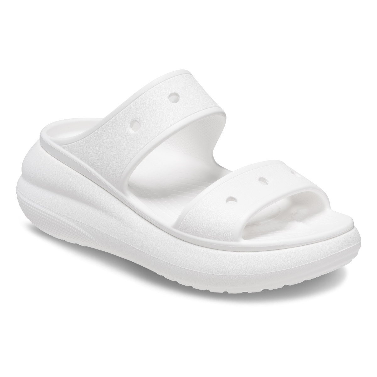 Sandale Crocs Classic Crush Sandal Alb - White - 1 | YEO