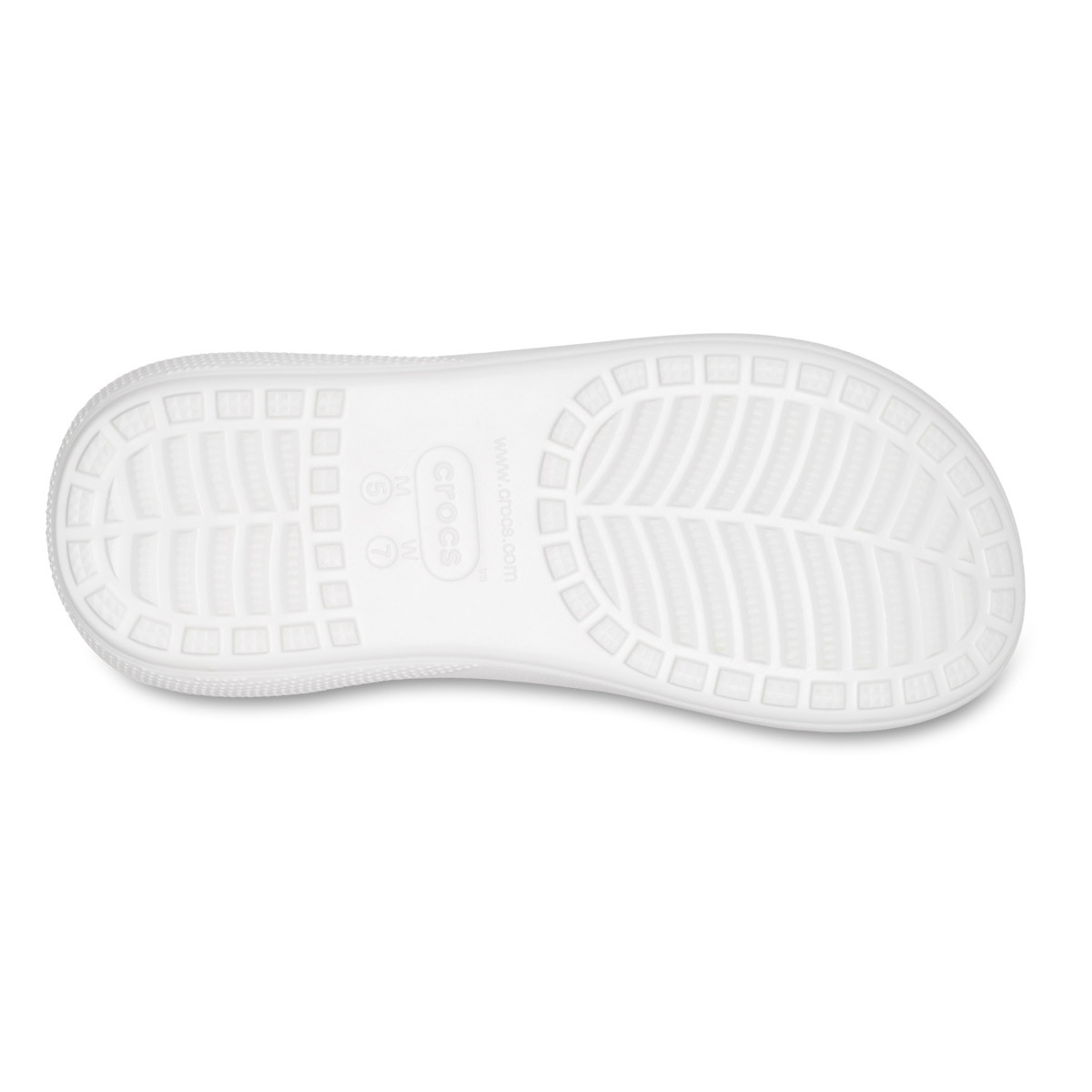 Sandale Crocs Classic Crush Sandal Alb - White