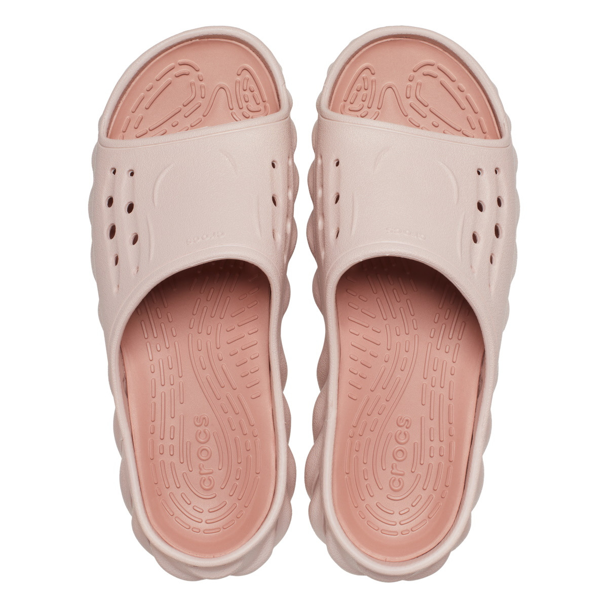 Papuci Crocs Echo Slide Roz - Pink Clay - 3 | YEO