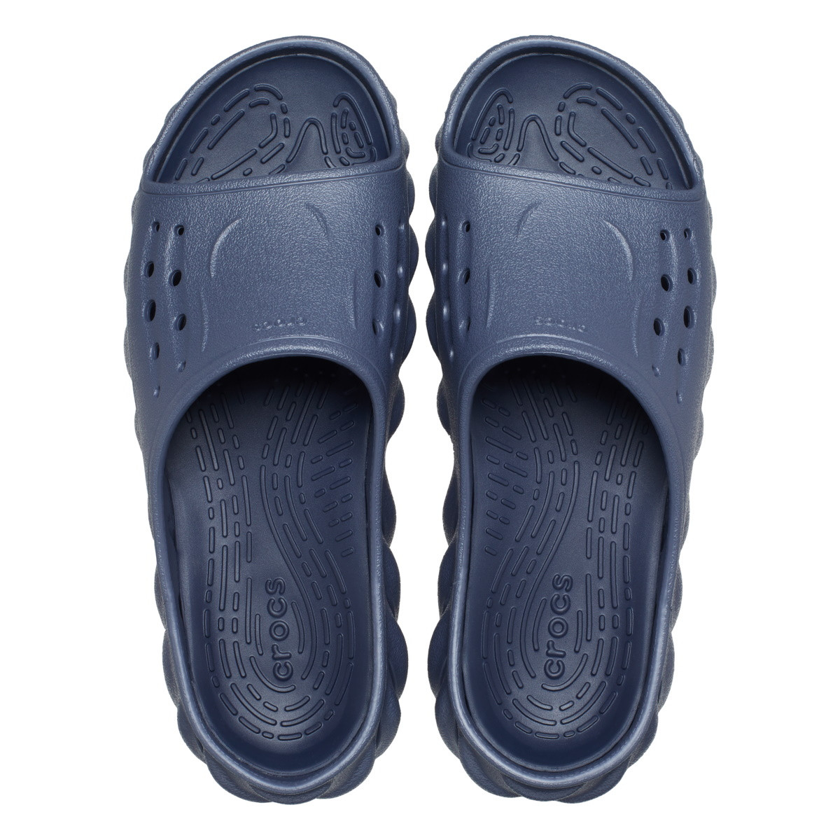 Papuci Crocs Echo Slide Albastru - Storm - 4 | YEO