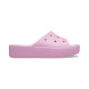 Papuci Crocs Classic Platform Slide Culoare Roz - Flamingo