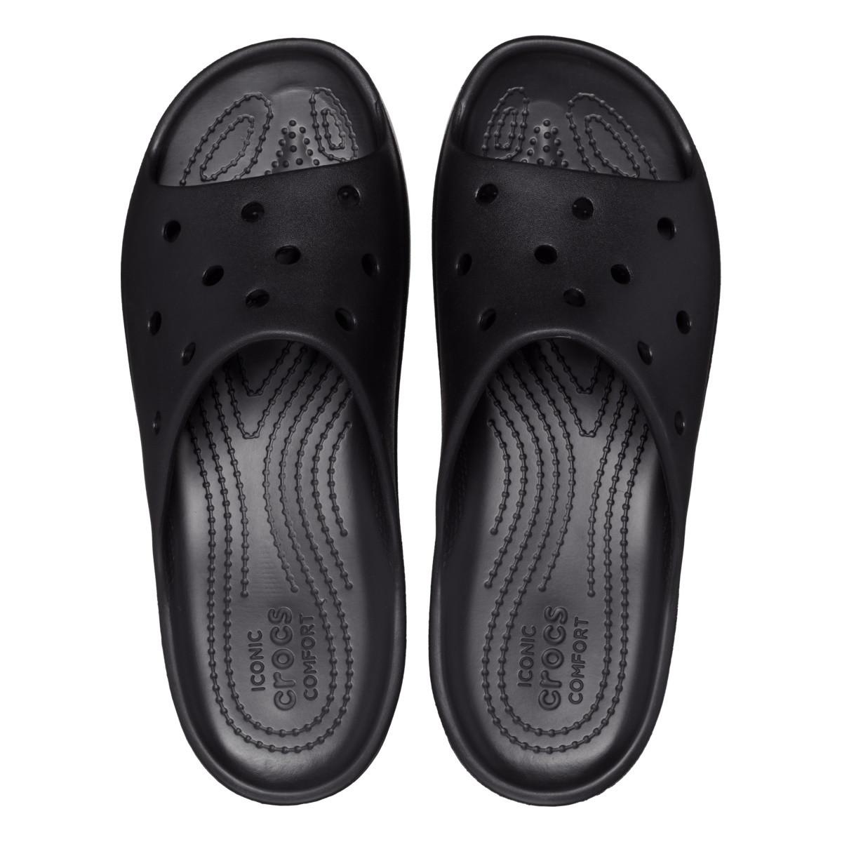 Papuci Crocs Classic Platform Slide Negru - Black - 4 | YEO