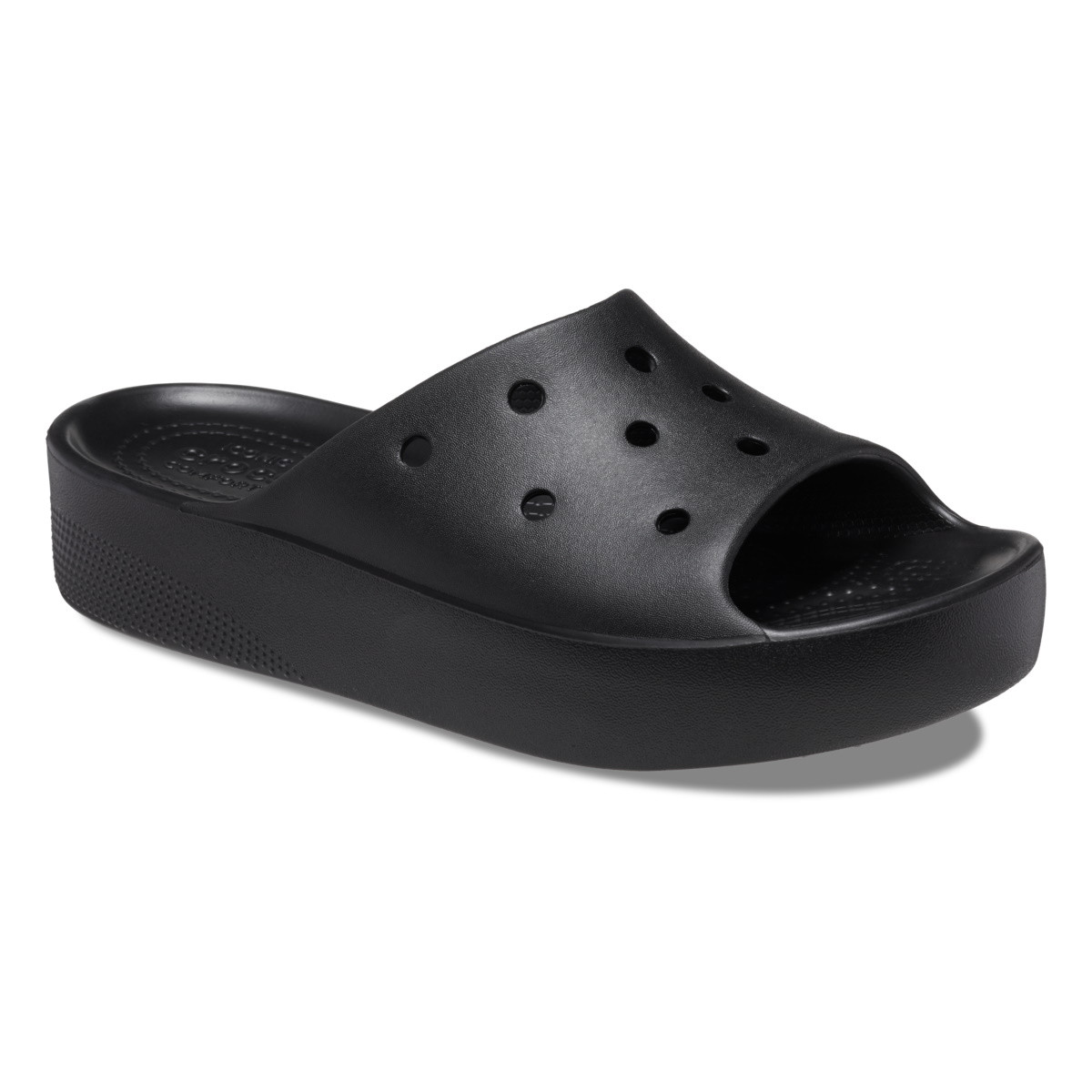 Papuci Crocs Classic Platform Slide Negru - Black - 1 | YEO