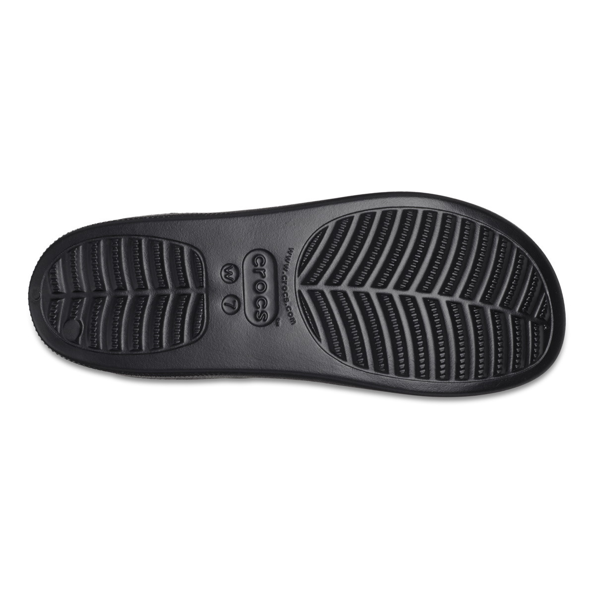 Papuci Crocs Classic Platform Slide Negru - Black