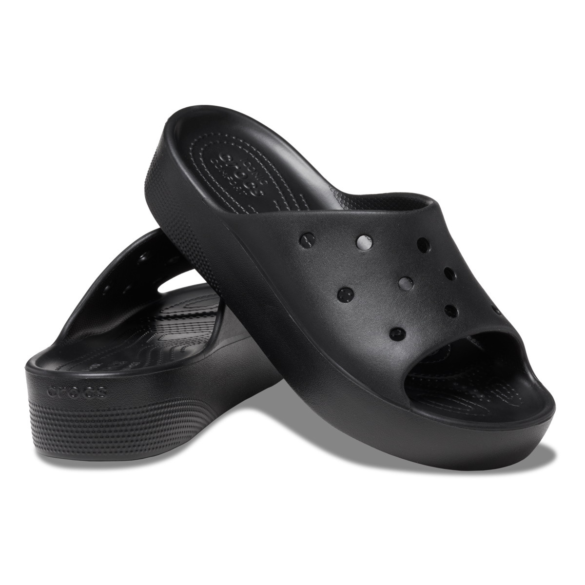 Papuci Crocs Classic Platform Slide Negru - Black - 3 | YEO