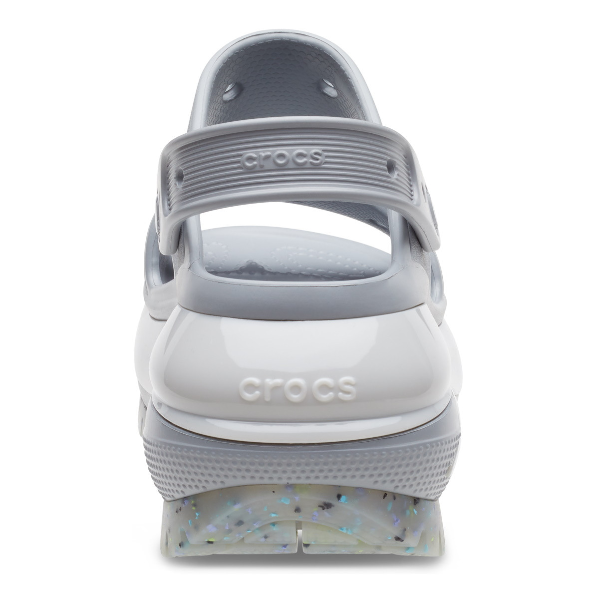 Sandale Crocs Classic Mega Crush Sandal Gri - Light Grey - 4 | YEO