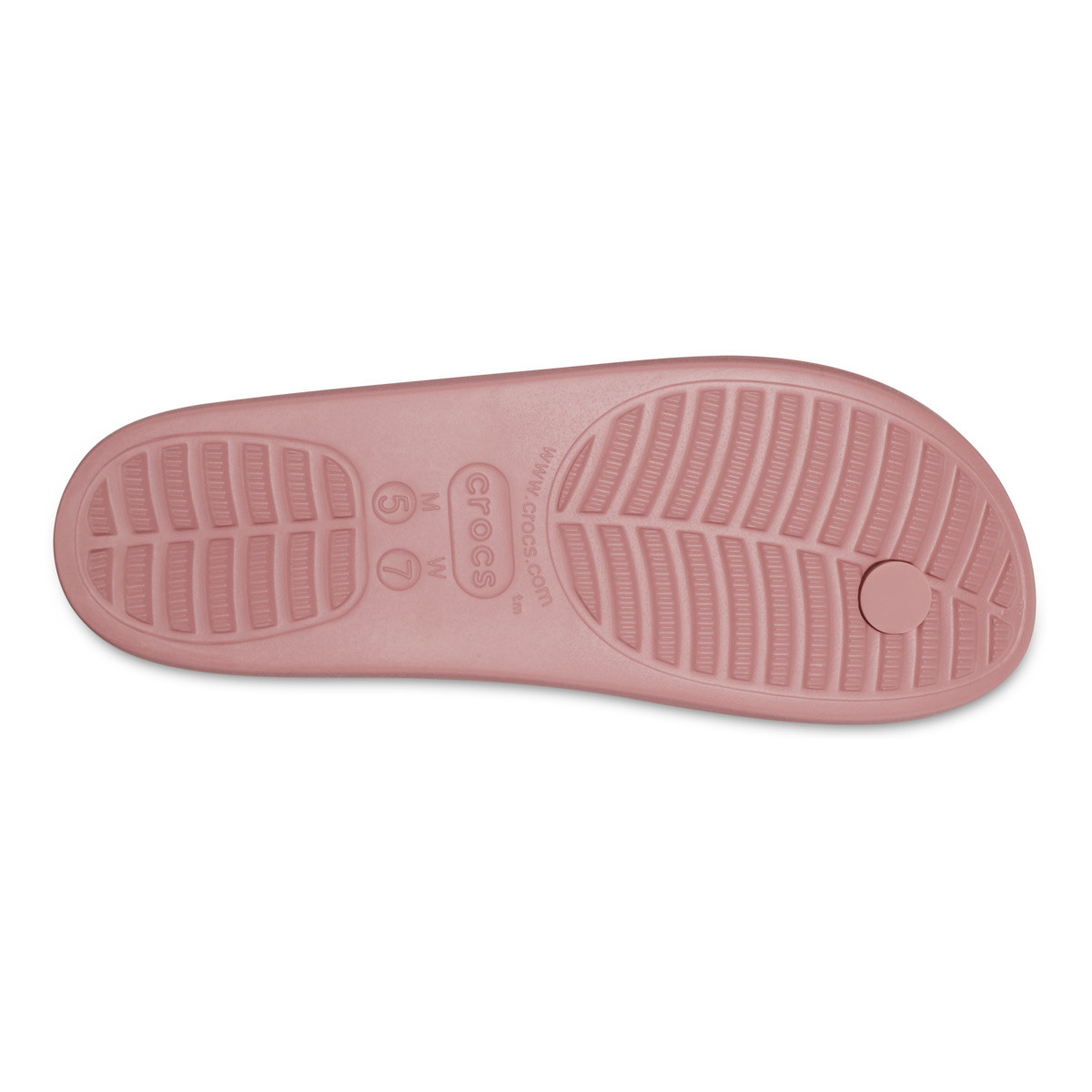 Slapi Crocs Baya Platform Flip Roz - Blossom - 6 | YEO