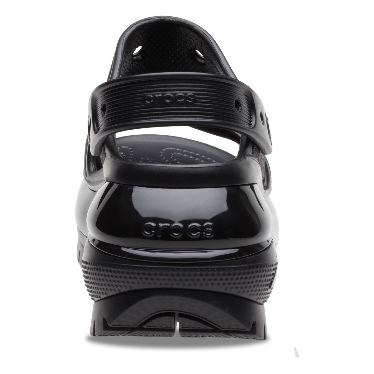 Sandale Crocs Classic Mega Crush Sandal Negru - Black - 4 | YEO