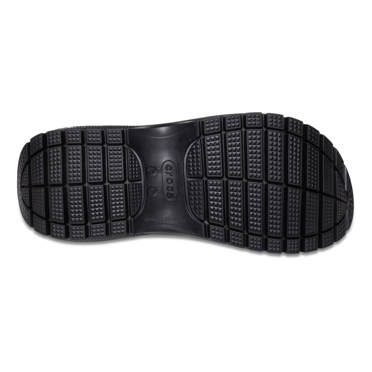 Sandale Crocs Classic Mega Crush Sandal Negru - Black
