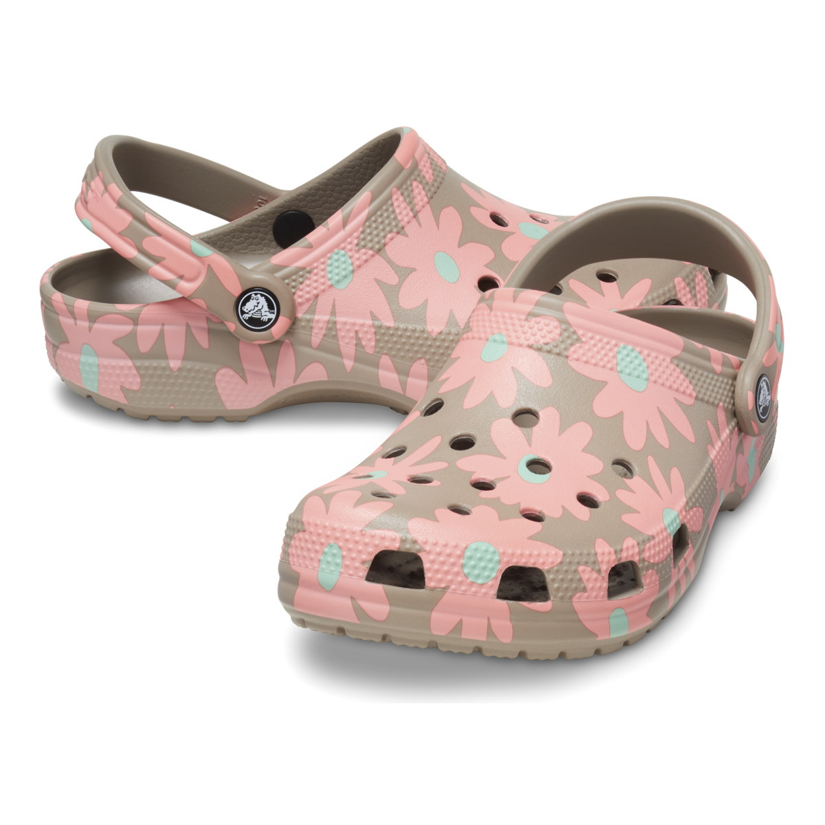 Saboti Crocs Classic Retro Resort Clog Multicolor - Multi/Mushroom - 3 | YEO