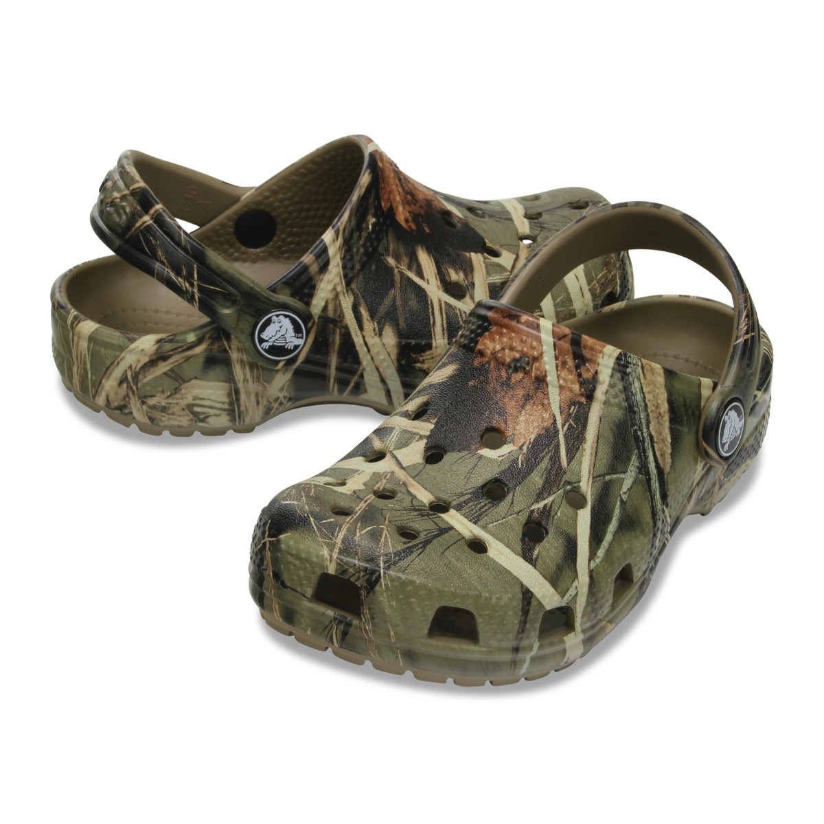 Saboti Crocs Classic Realtree Clog Kids Maro - Khaki - 2 | YEO