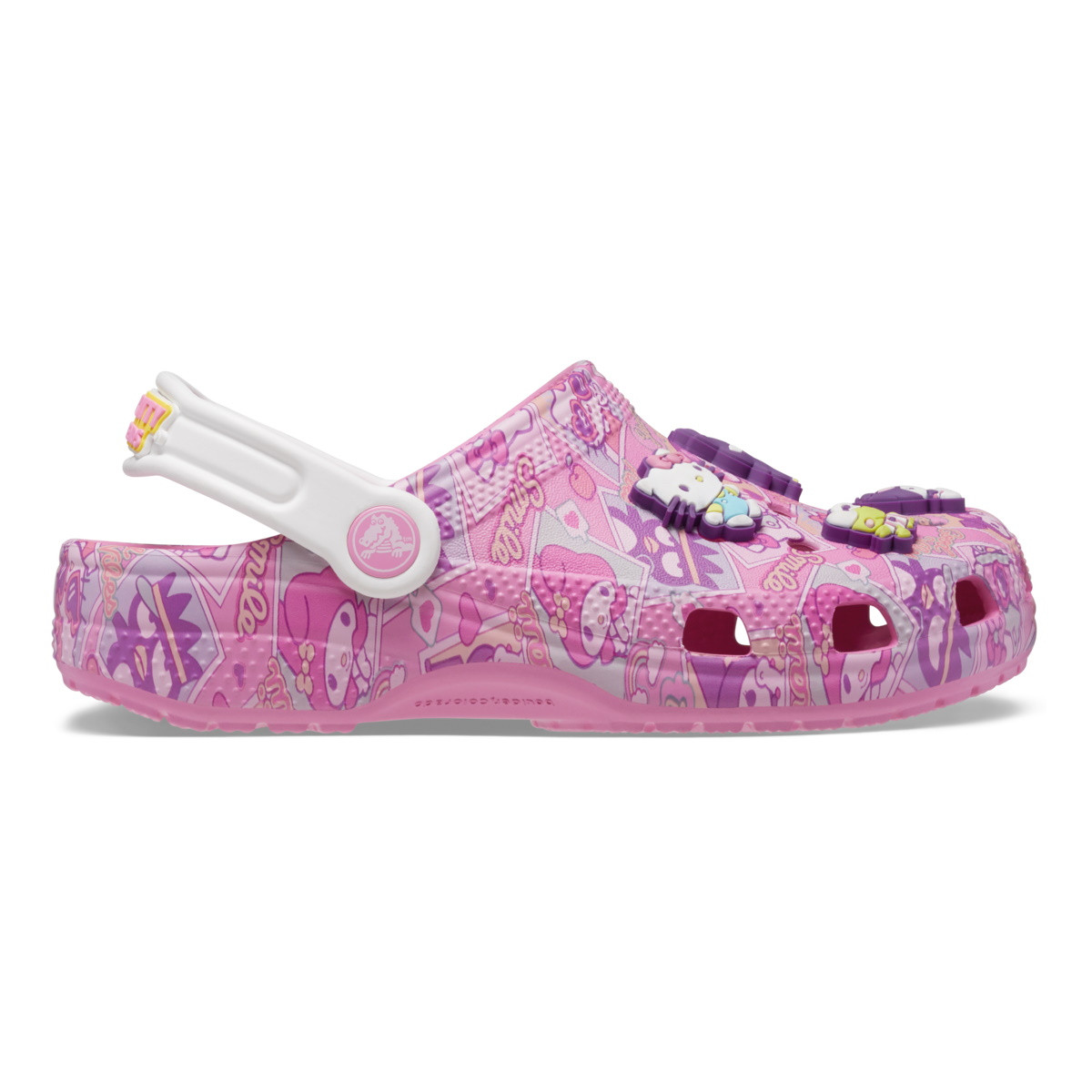 Saboti Crocs Classic Hello Kitty and Friends Clog Kids Roz - Pink Lemonade - 1 | YEO