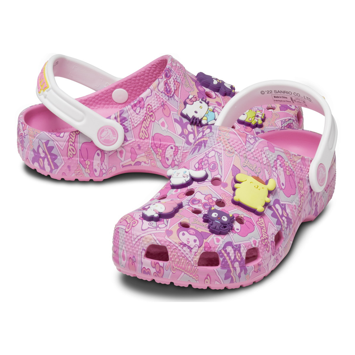 Saboti Crocs Classic Hello Kitty and Friends Clog Kids Roz - Pink Lemonade - 3 | YEO