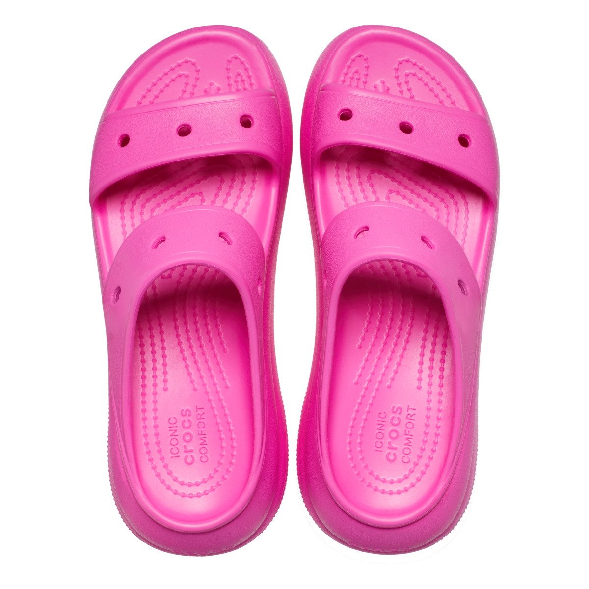 Sandale Crocs Classic Crush Sandal Roz - Juice - 4 | YEO