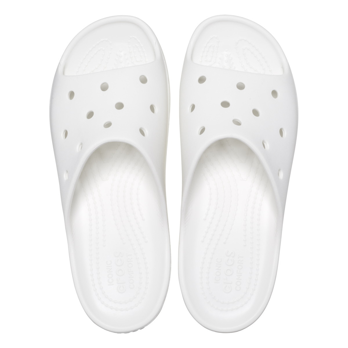 Papuci Crocs Classic Platform Slide Alb - White - 4 | YEO