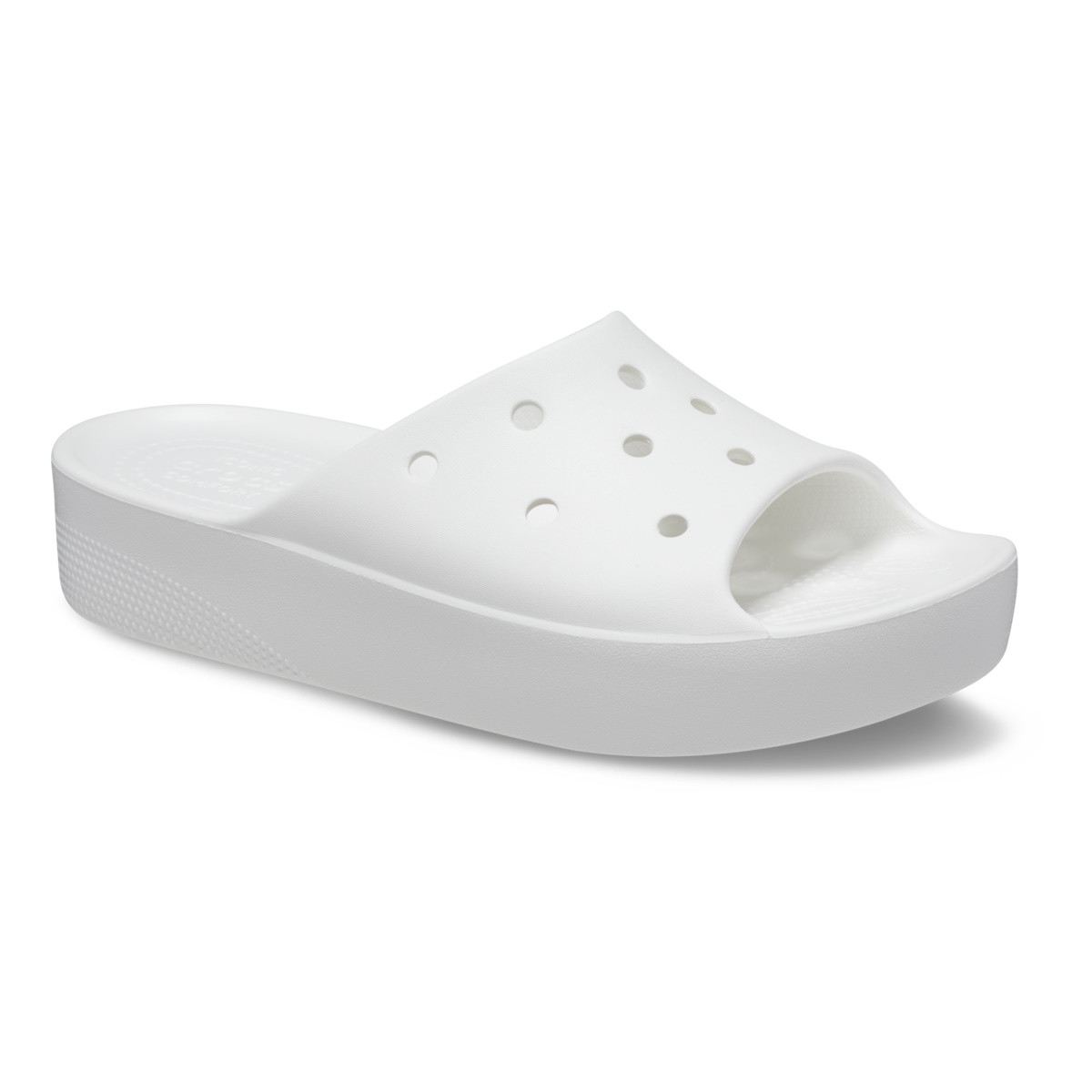 Papuci Crocs Classic Platform Slide Alb - White - 1 | YEO