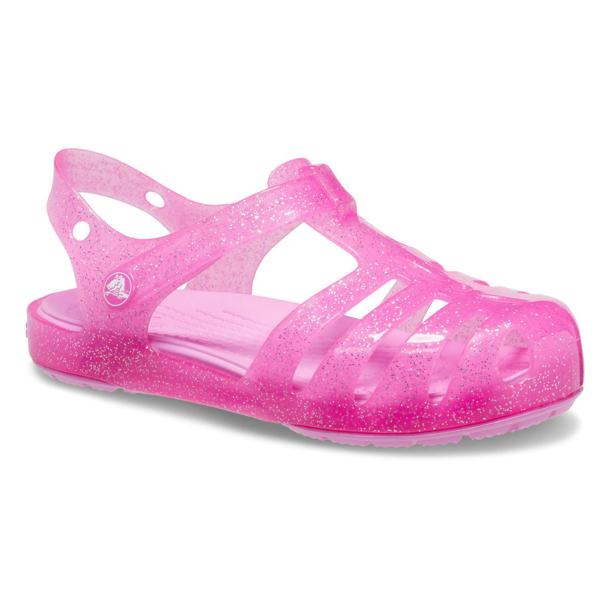 Sandale Crocs Toddler Isabella Glitter Sandal Roz - Juice - 1 | YEO