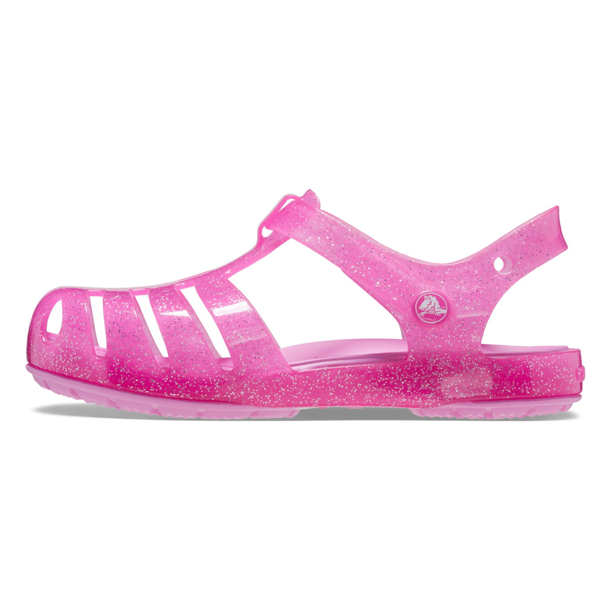 Sandale Crocs Toddler Isabella Glitter Sandal Roz - Juice - 2 | YEO