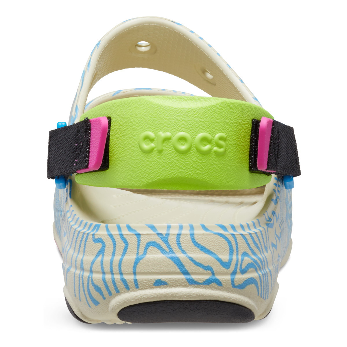 Sandale Crocs Classic All Terrain Topographic Sandal Bej - Bone/Multi