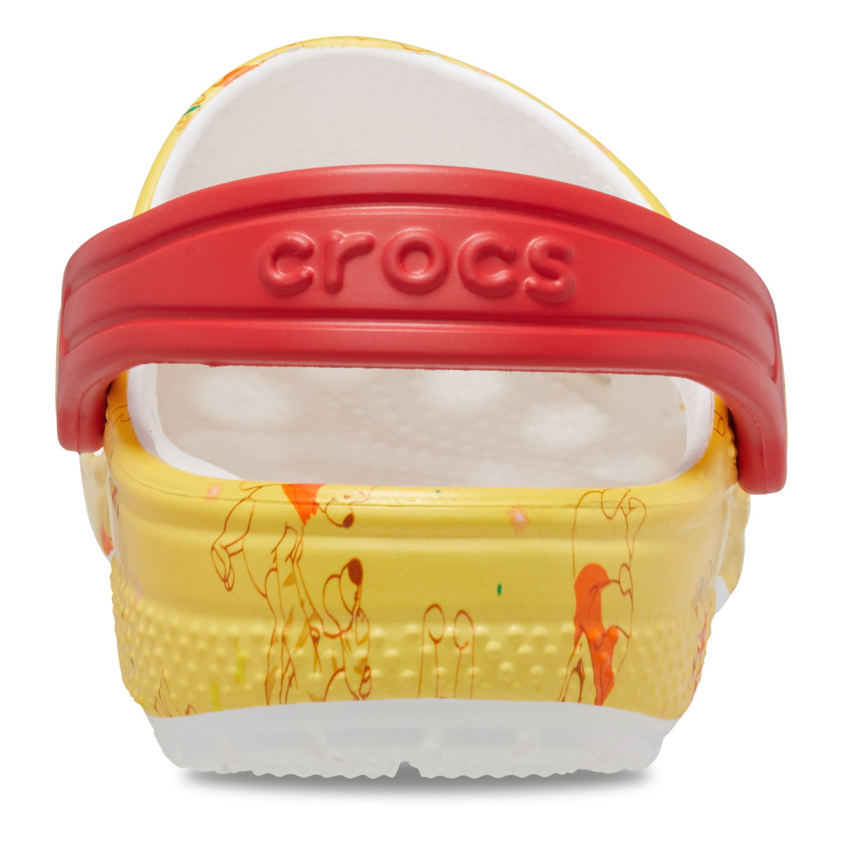 Saboti Crocs Toddler Classic Winnie the Pooh Clog Alb - White/Multi - 3 | YEO