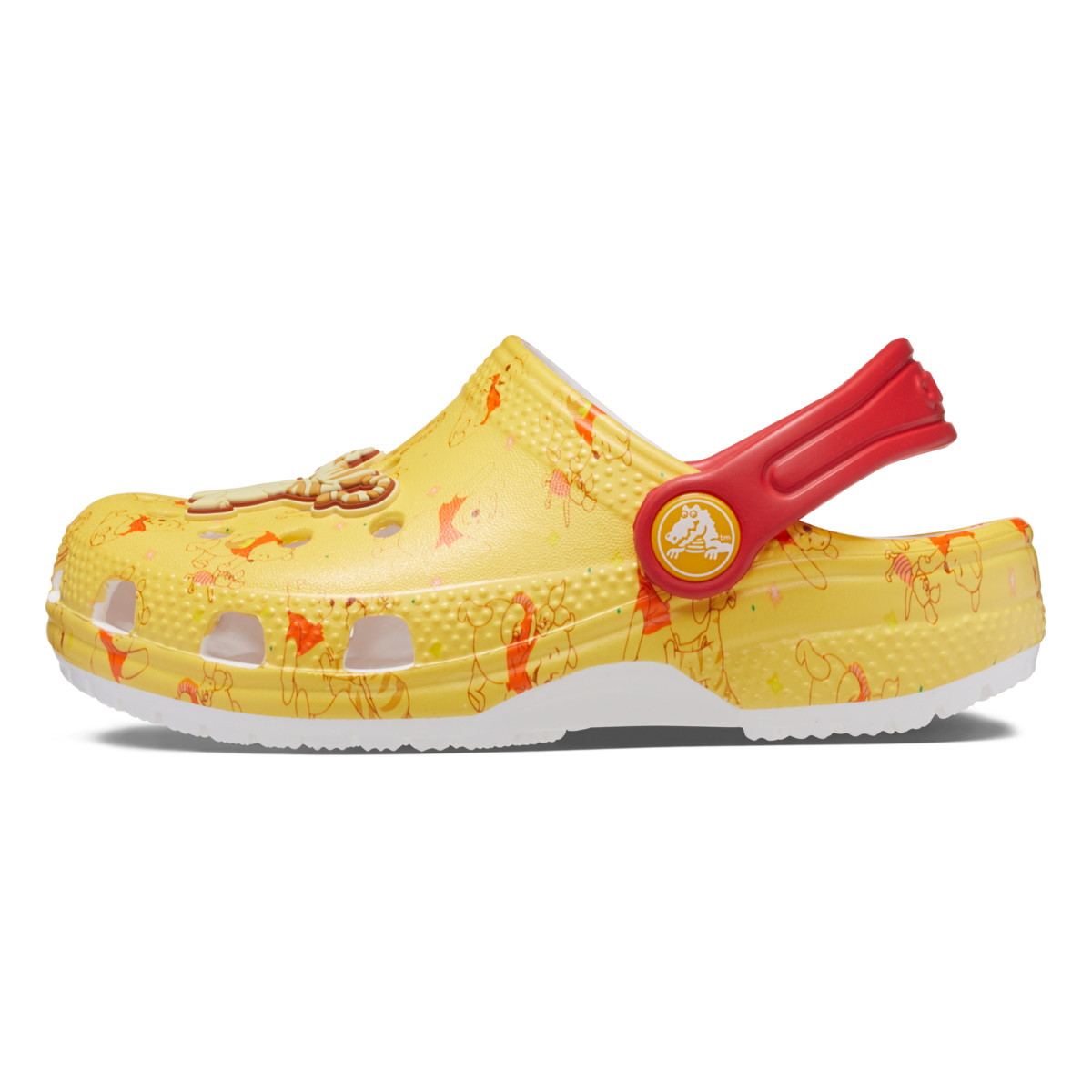 Saboti Crocs Toddler Classic Winnie the Pooh Clog Alb - White/Multi - 2 | YEO