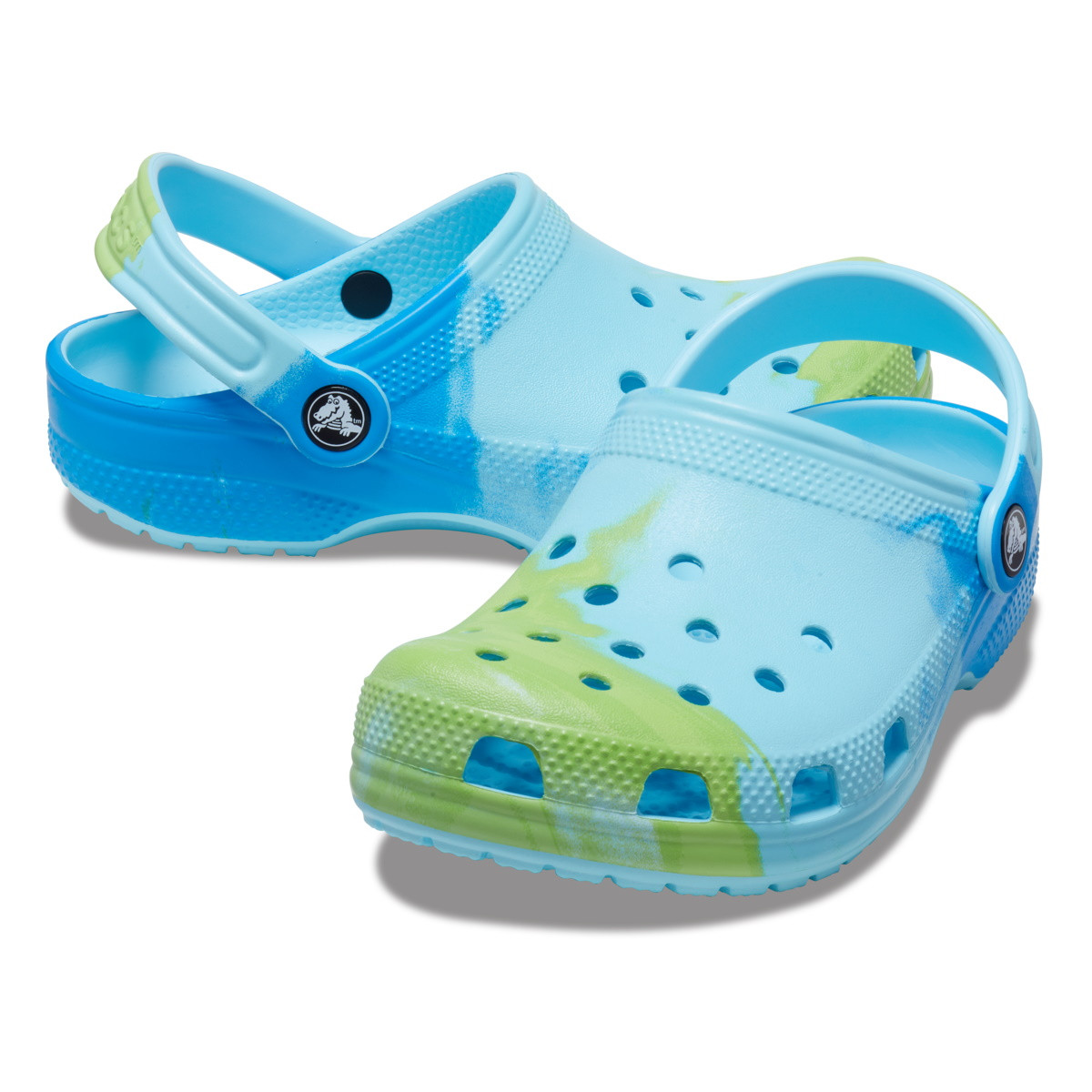 Saboti Crocs Toddler Classic Ombre Clog Multicolor - Arctic/Multi - 3 | YEO