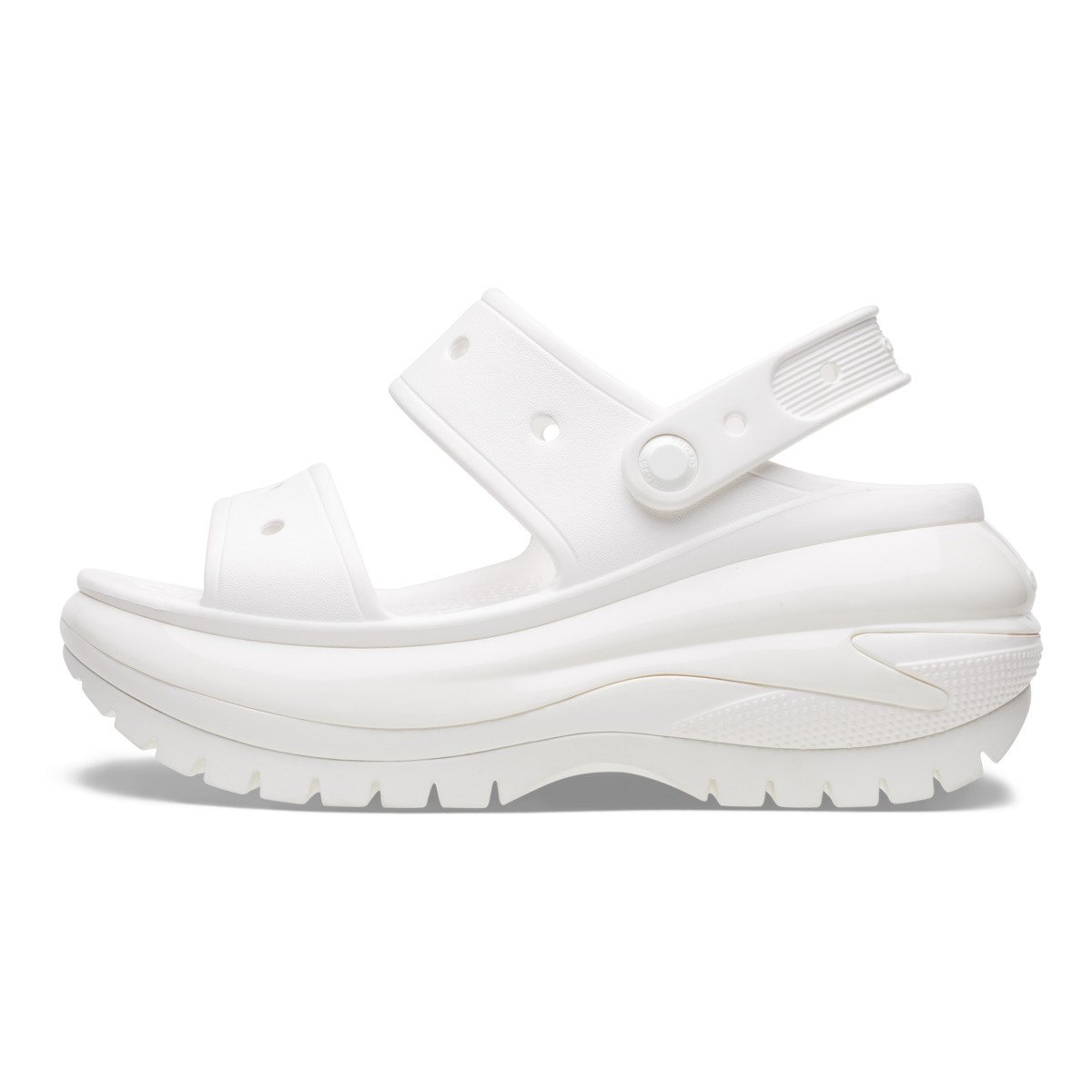 Sandale Crocs Classic Mega Crush Sandal Alb - White - 2 | YEO