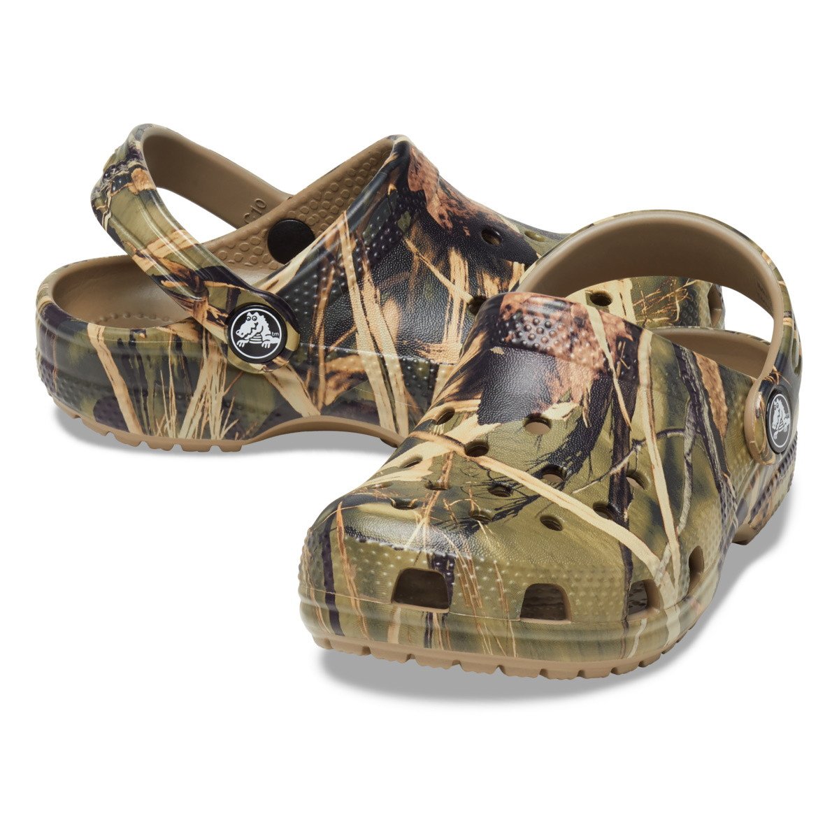 Saboti Crocs Toddler Classic Realtree Clog Maro - Khaki - 3 | YEO