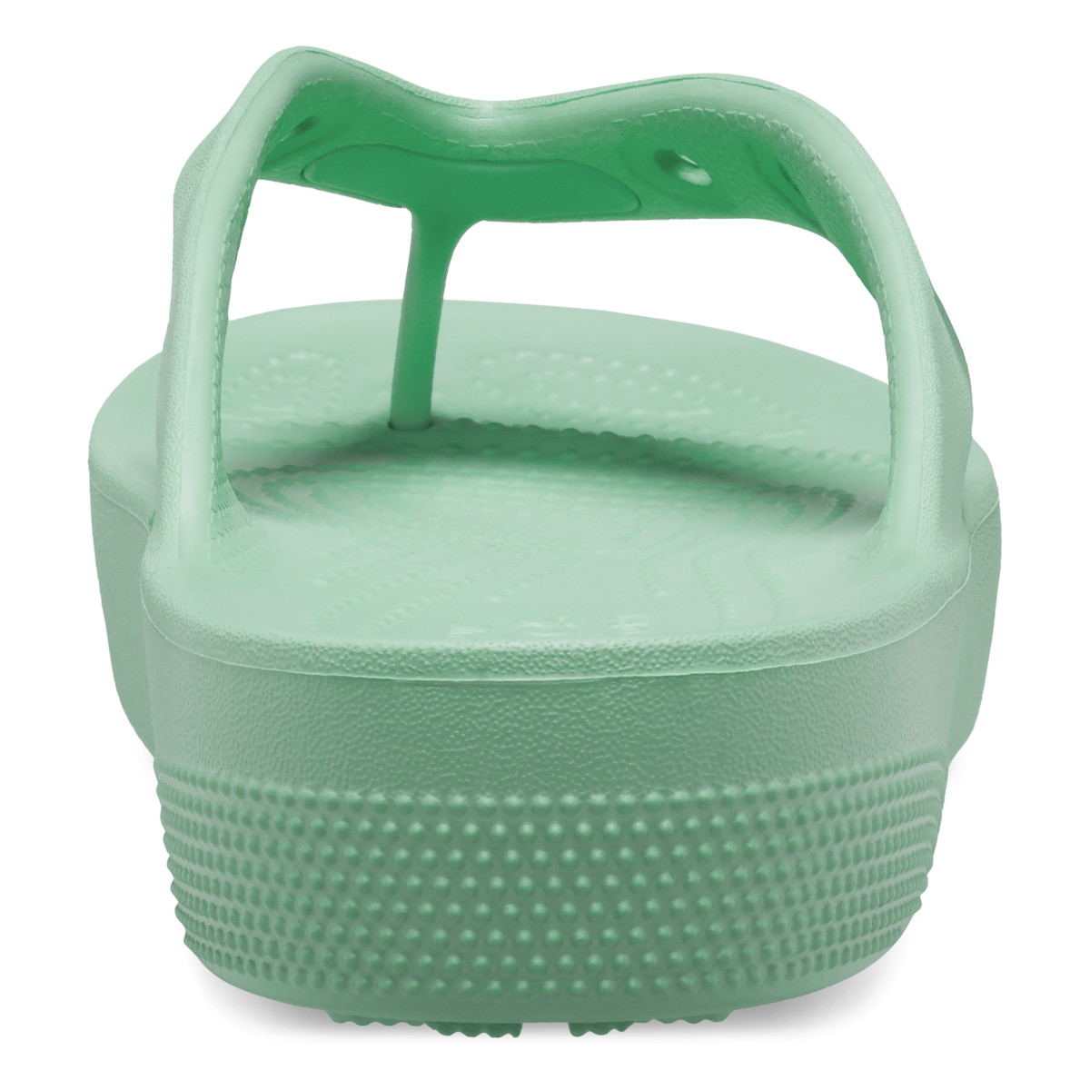 Slapi Crocs Classic Platform Flip Verde - Jade Stone