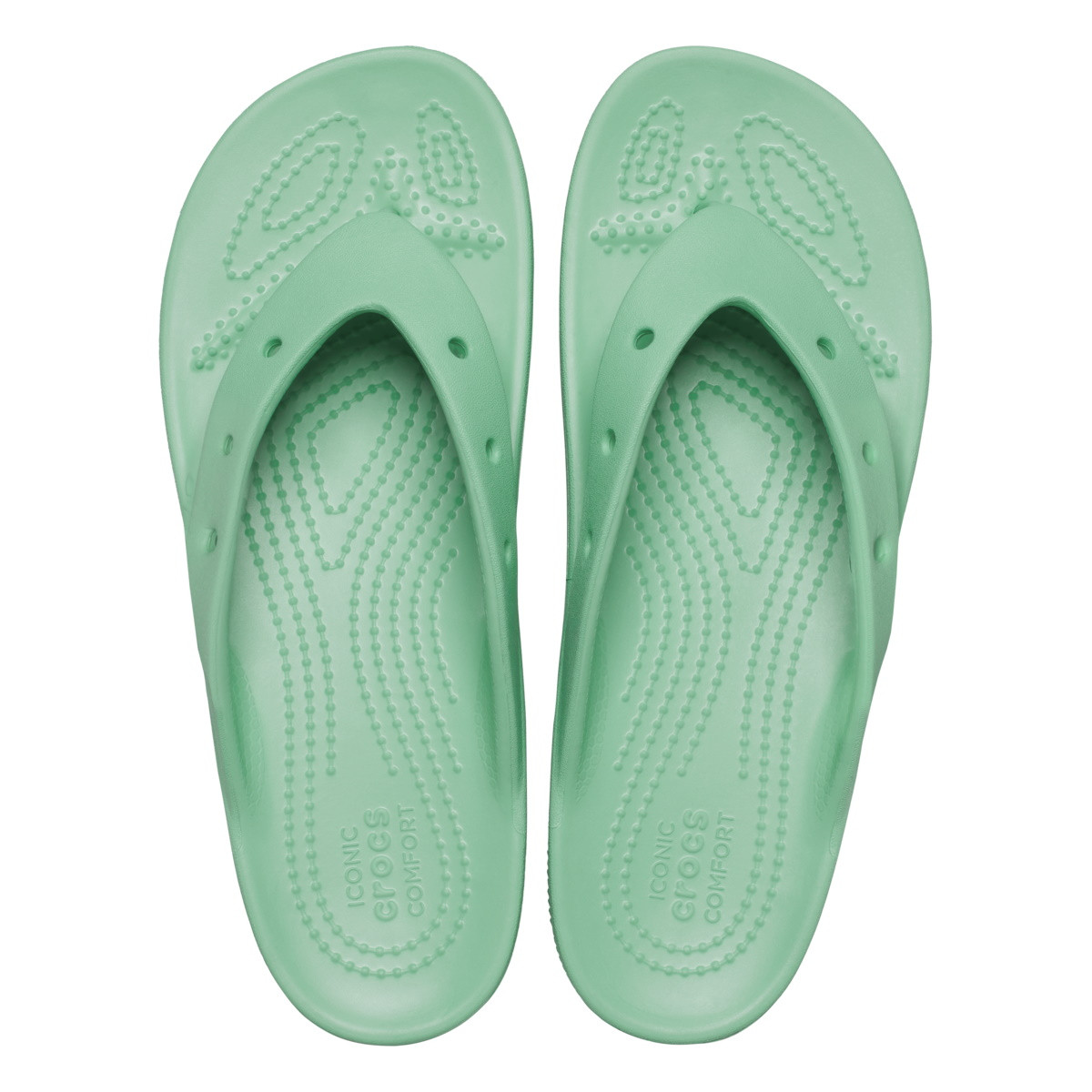 Slapi Crocs Classic Platform Flip Verde - Jade Stone - 4 | YEO
