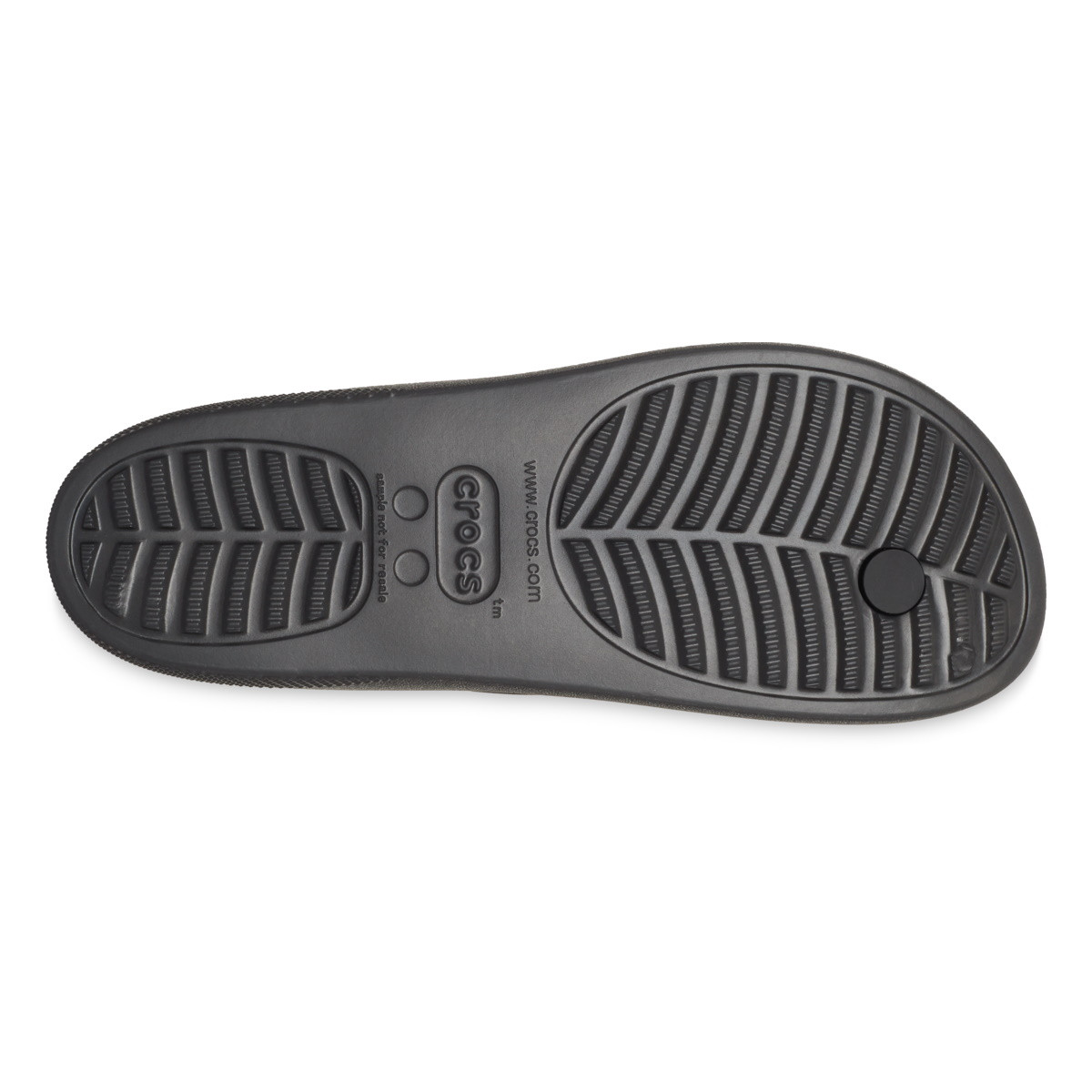 Slapi Crocs Classic Platform Flip Negru - Black