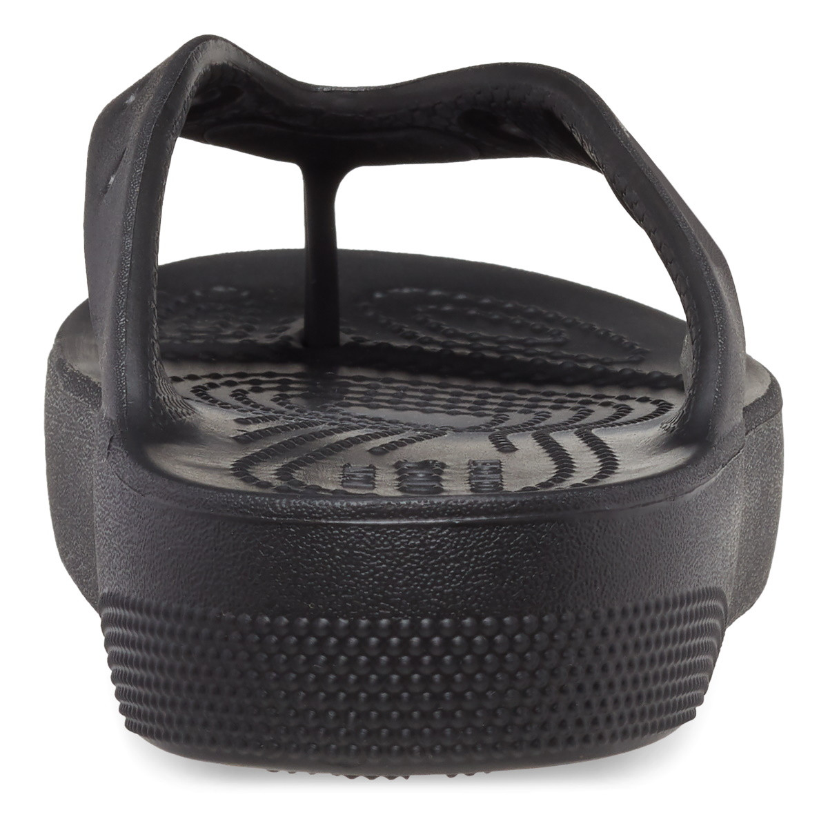Slapi Crocs Classic Platform Flip Negru - Black - 5 | YEO