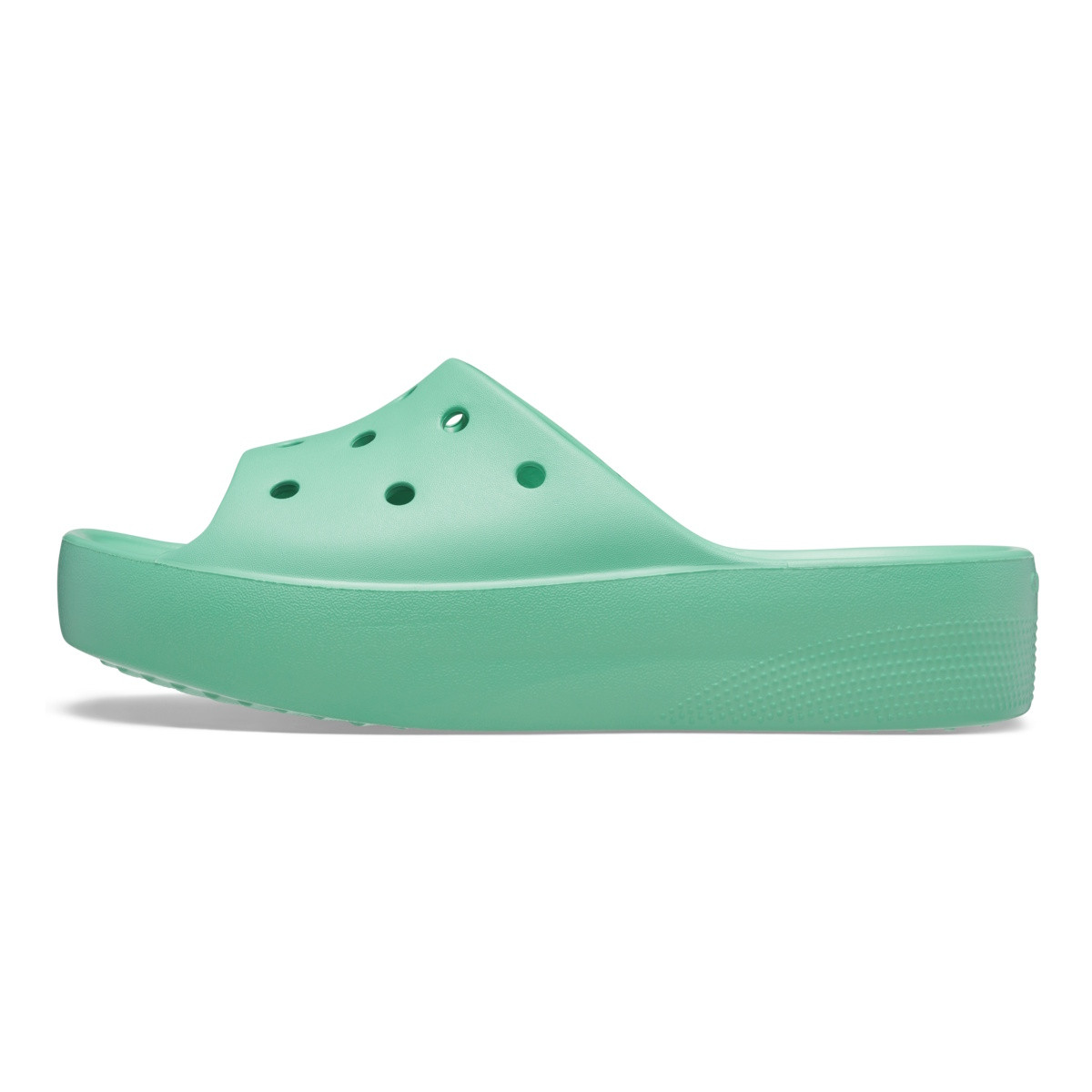Papuci Crocs Classic Platform Slide Verde - Jade Stone - 2 | YEO