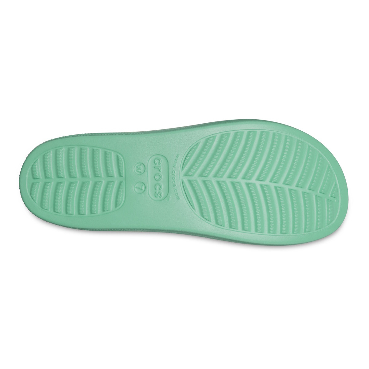 Papuci Crocs Classic Platform Slide Verde - Jade Stone - 5 | YEO