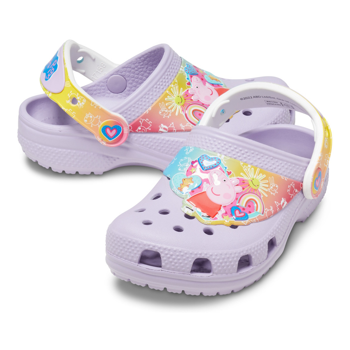 Saboti Crocs Toddler Fun Lab I Am Peppa Pig Clog Mov - Lavender - 3 | YEO
