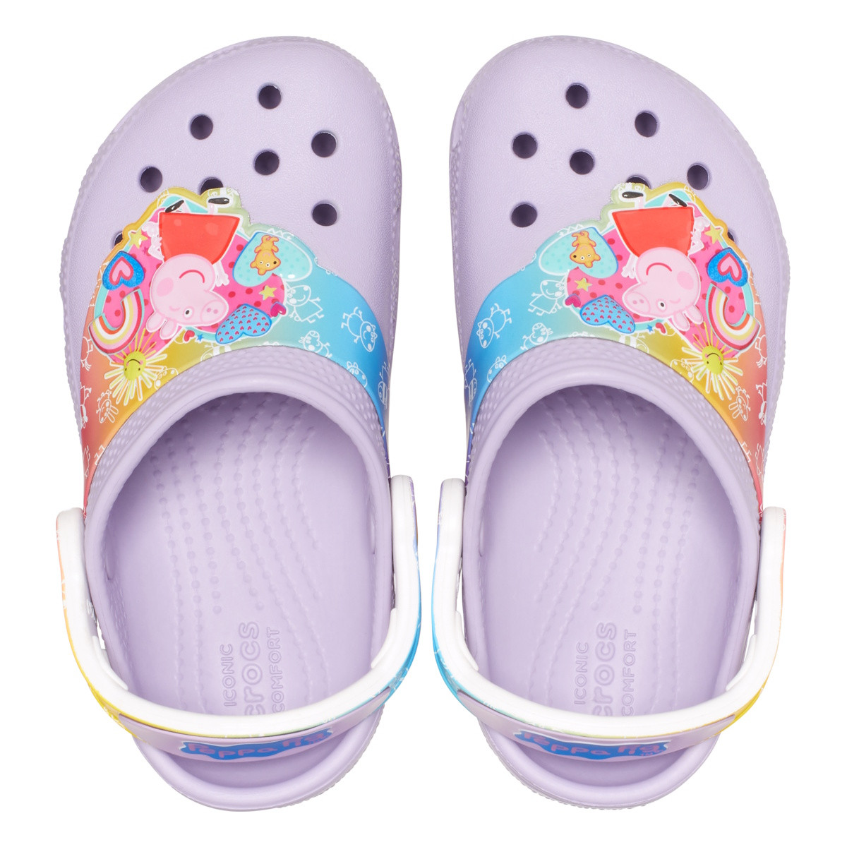 Saboti Crocs Toddler Fun Lab I Am Peppa Pig Clog Mov - Lavender - 4 | YEO