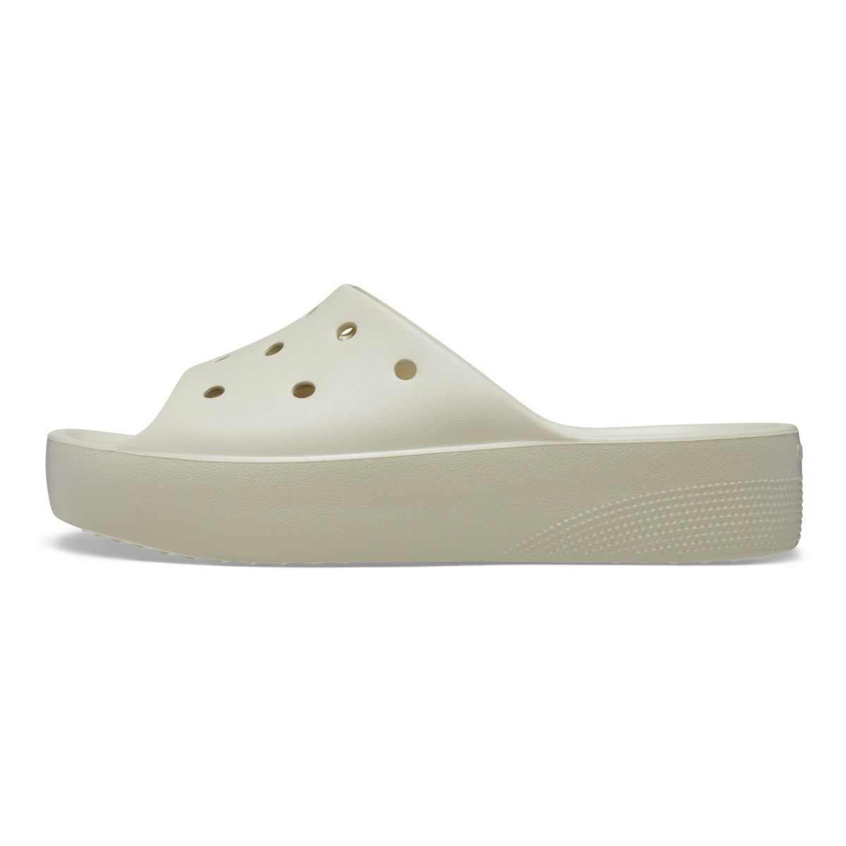 Papuci Crocs Classic Platform Slide Bej - Bone - 2 | YEO