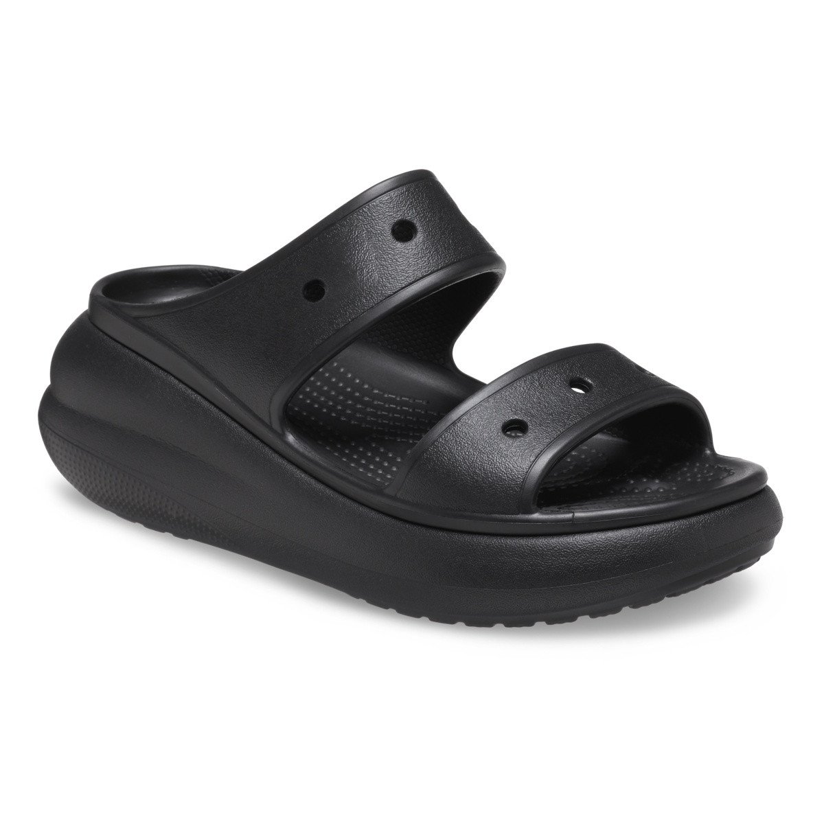 Sandale Crocs Classic Crush Sandal Negru - Black - 1 | YEO