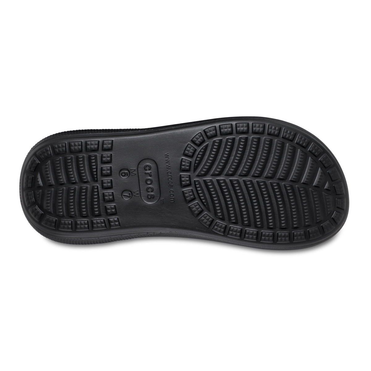 Sandale Crocs Classic Crush Sandal Negru - Black
