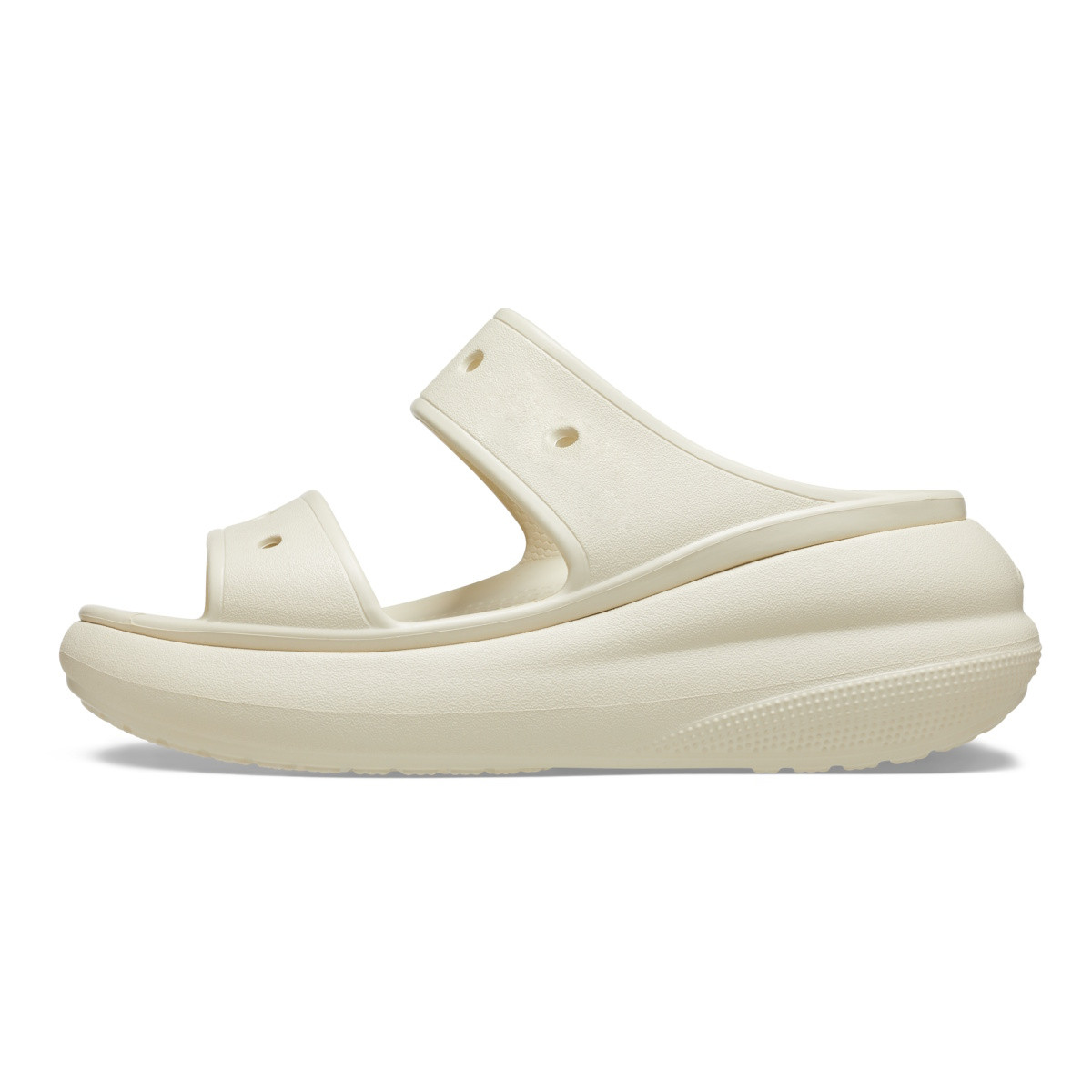 Sandale Crocs Classic Crush Sandal Bej - Bone - 2 | YEO