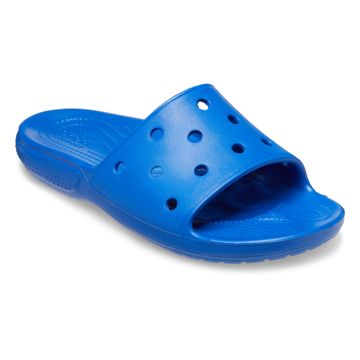 Papuci Classic Crocs Slide Iconic Crocs Comfort Albastru - Blue Bolt - 1 | YEO