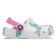 Saboti Crocs Toddler Classic Butterfly Clog Culoare Alb - White/Multi