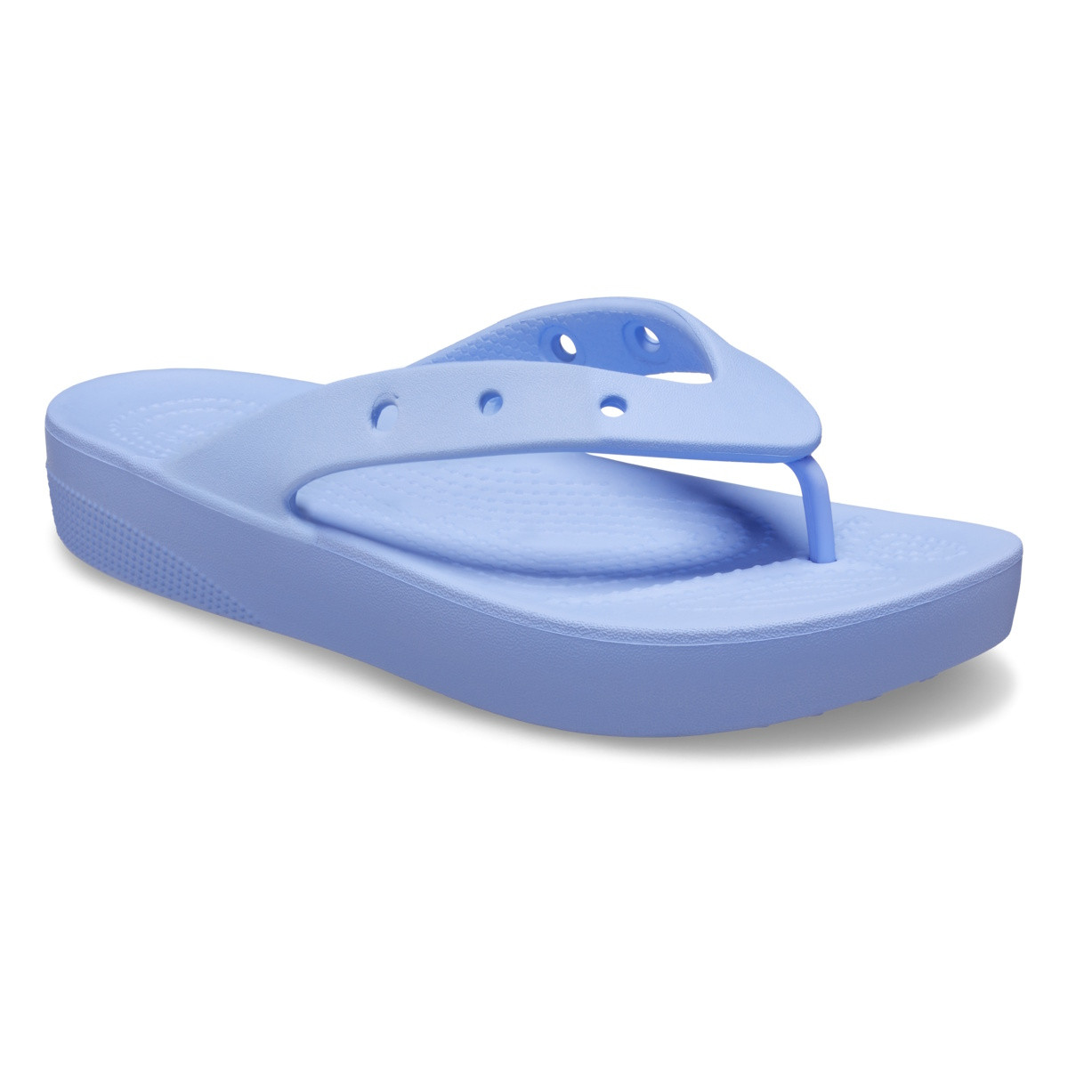 Slapi Crocs Classic Platform Flip Mov - Moon Jelly - 1 | YEO